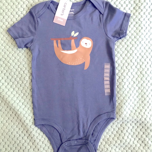 carter's sloth onesie